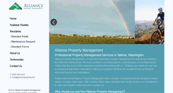 Desktop Screenshot of allianceproperty.org